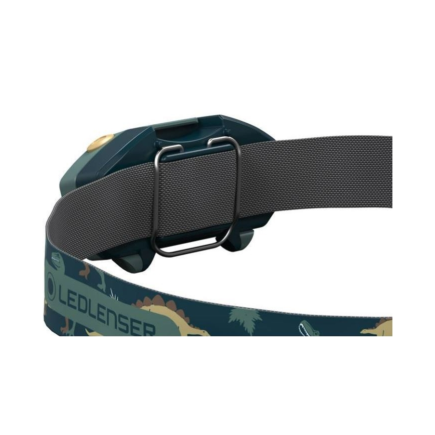 Ledlenser KIDLED2 DINO - LED Stmievateľná detská čelovka LED/1xAAA IPX4 40 lm 20 h zelená
