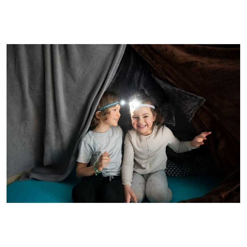 Ledlenser KIDLED2 RAINBOW - stmievateľná detská čelovka LED/1xAAA IPX4 40 lm 20 h fialová