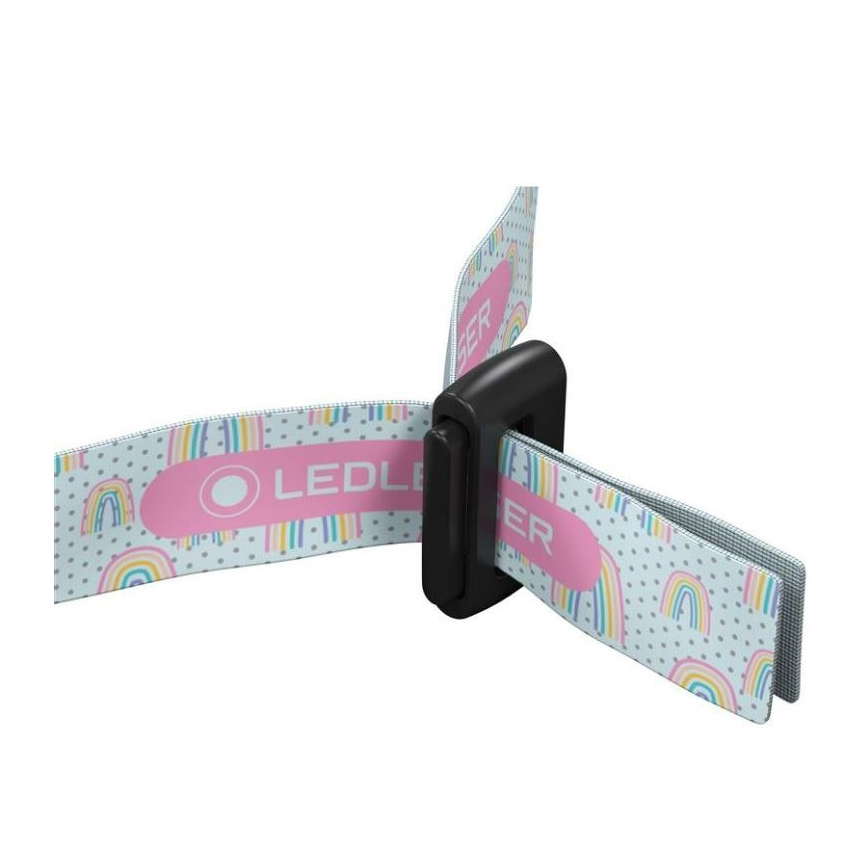 Ledlenser KIDLED2 RAINBOW - stmievateľná detská čelovka LED/1xAAA IPX4 40 lm 20 h fialová