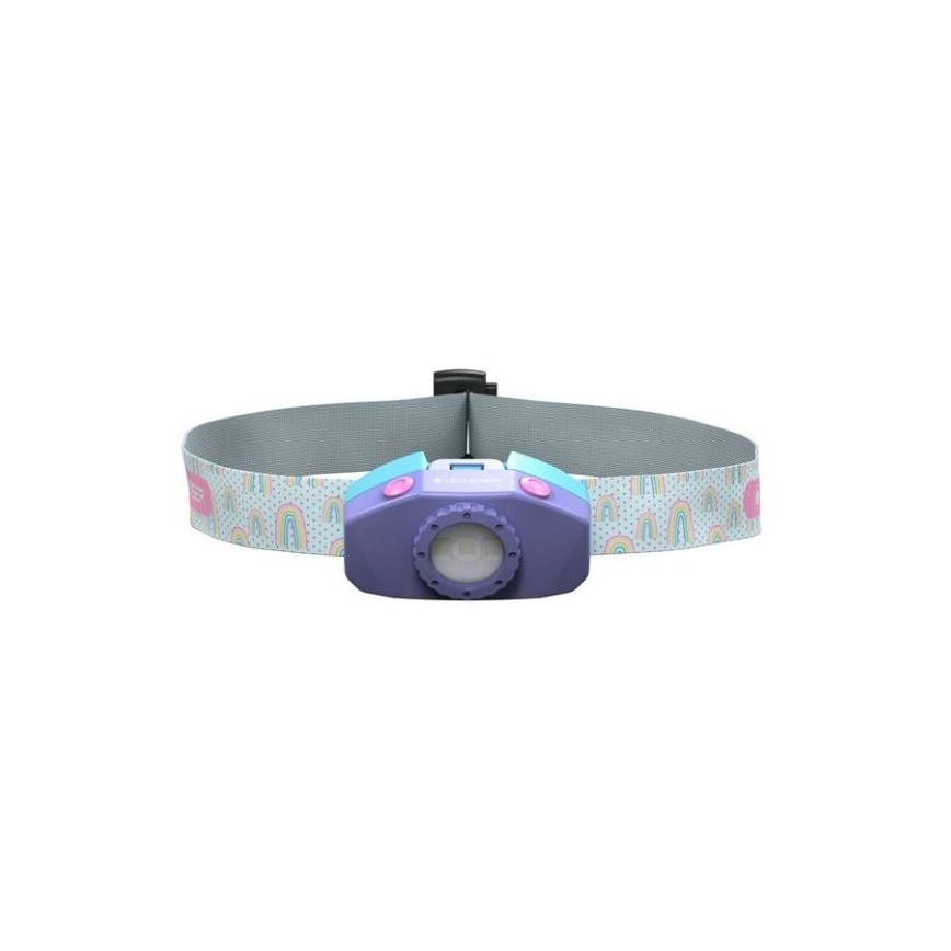 Ledlenser KIDLED2 RAINBOW - stmievateľná detská čelovka LED/1xAAA IPX4 40 lm 20 h fialová