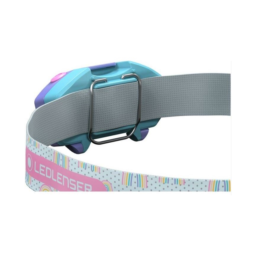 Ledlenser KIDLED2 RAINBOW - stmievateľná detská čelovka LED/1xAAA IPX4 40 lm 20 h fialová