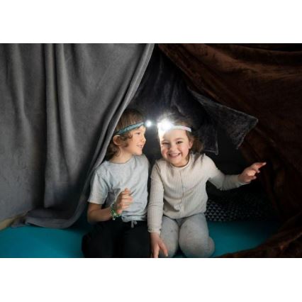 Ledlenser KIDLED4R DINO - LED stmievateľná nabíjacia detská čelovka LED/280 mAh IPX4 40 lm 18 h zelená