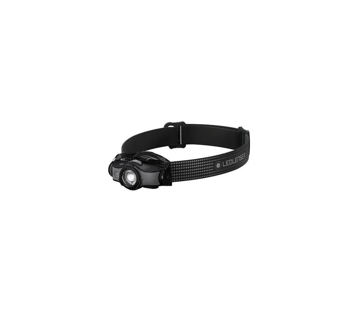 Ledlenser MH5 - stmievateľná nabíjateľná LED čelovka, 750 mAh, IP54, 400 lm, 35 h, čierna/šedá 502147