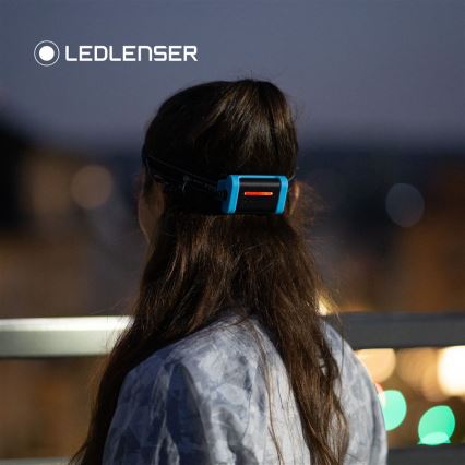 Ledlenser NEO3 - stmievateľná čelovka LED/3xAAA IP54 400 lm 20 h modrá