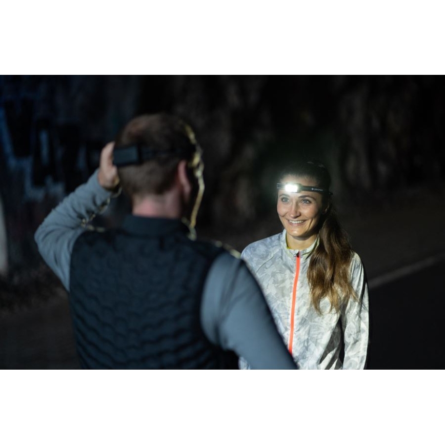 Ledlenser NEO5R - LED Stmievateľná nabíjateľná čelovka LED/1800 mAh IP54 600 lm 35 h čierna/biela