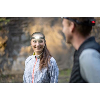 Ledlenser NEO5R - LED Stmievateľná nabíjateľná čelovka LED/1800 mAh IP54 600 lm 35 h čierna/biela