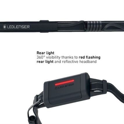 Ledlenser NEO5R - LED Stmievateľná nabíjateľná čelovka LED/1800 mAh IP54 600 lm 35 h čierna/biela