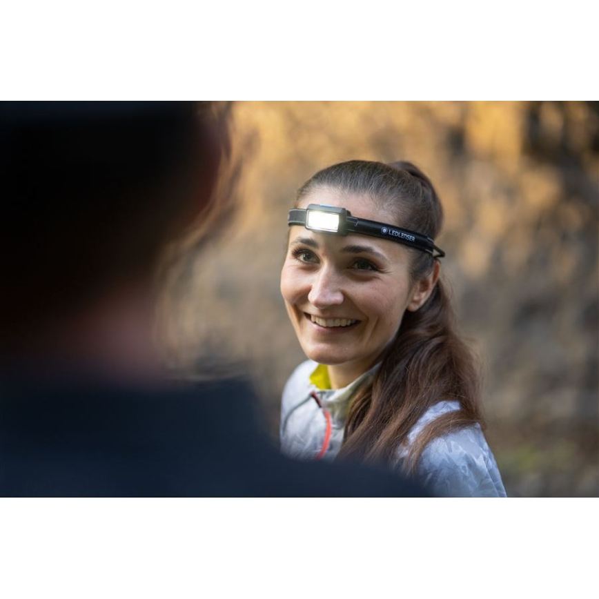 Ledlenser NEO5R - LED stmievateľná dobíjateľná čelovka LED/1800 mAh IP54 600 lm 35 h modrá