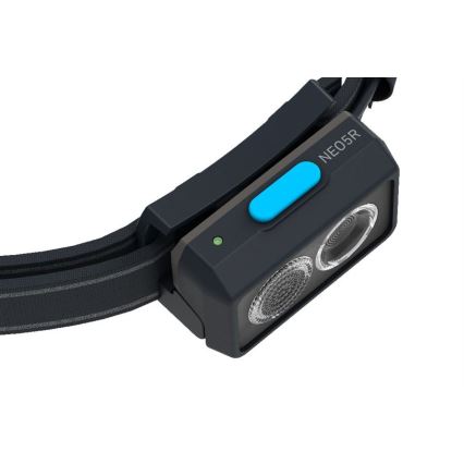 Ledlenser NEO5R - LED stmievateľná dobíjateľná čelovka LED/1800 mAh IP54 600 lm 35 h modrá