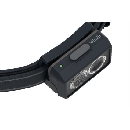 Ledlenser NEO5R - stmievateľná nabíjateľná LED čelovka LED/1800mAh IP54 600 lm 35 h čierna