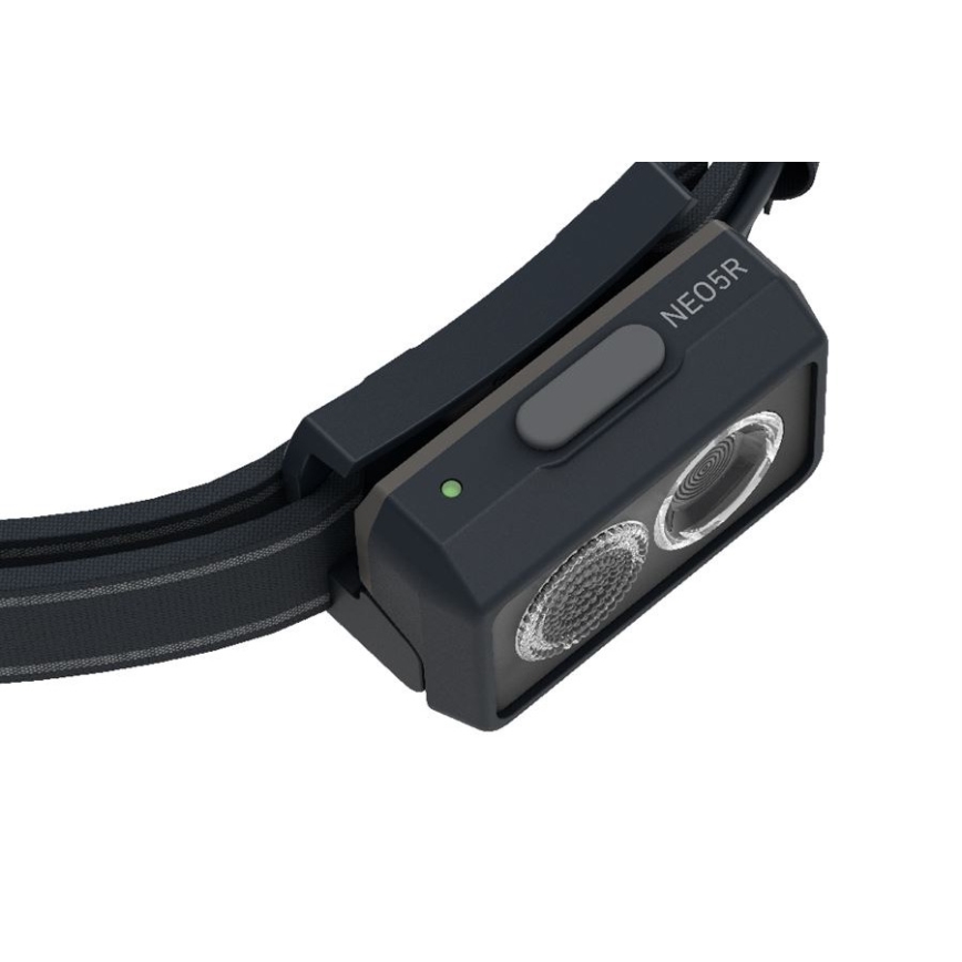 Ledlenser NEO5R - stmievateľná nabíjateľná LED čelovka LED/1800mAh IP54 600 lm 35 h čierna
