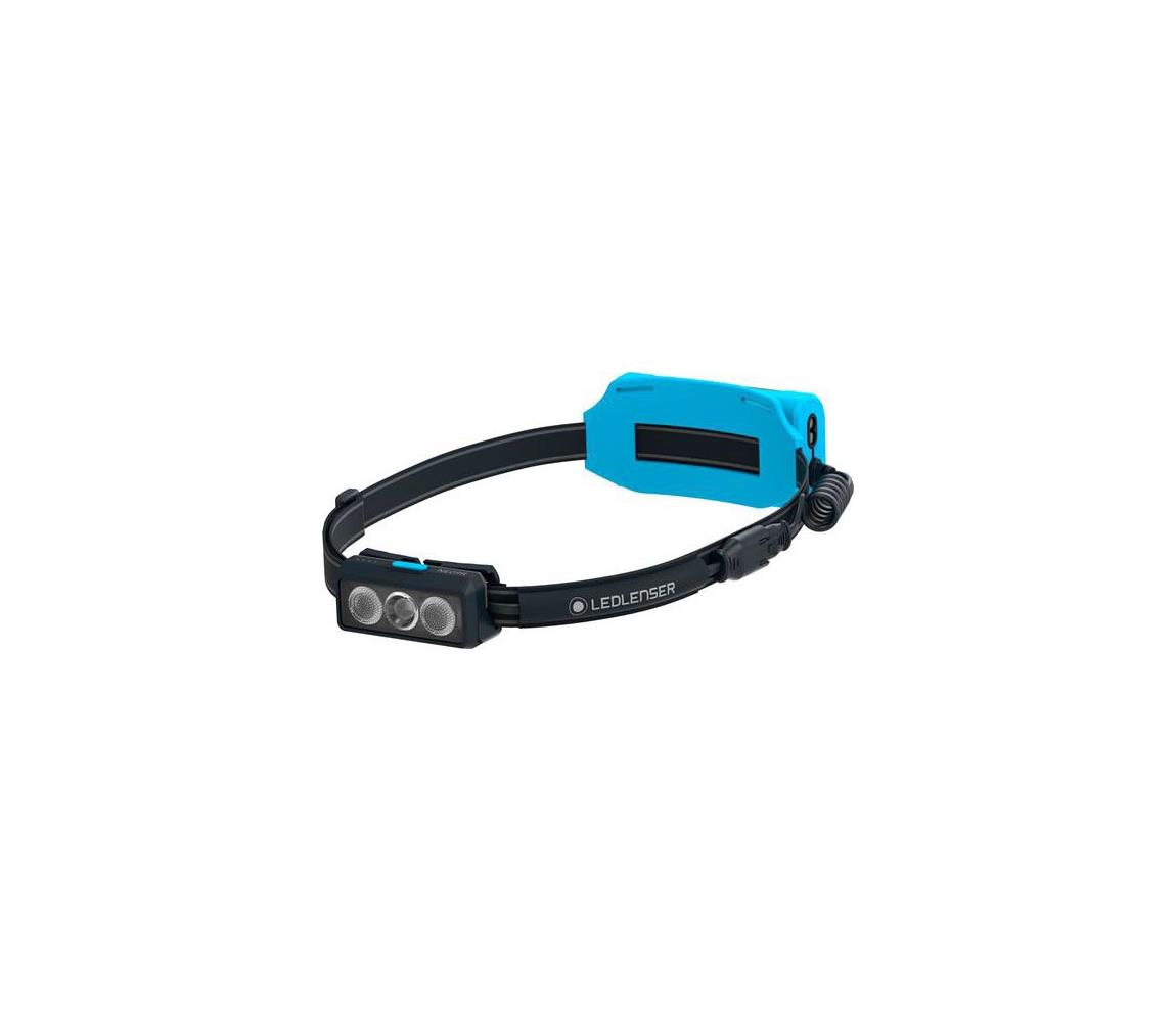 Ledlenser NEO9R-LED Stmievateľná dobíjateľná čelovka LED/5000 mAh IP54 1200 lm 120h čierna/modrá 502715