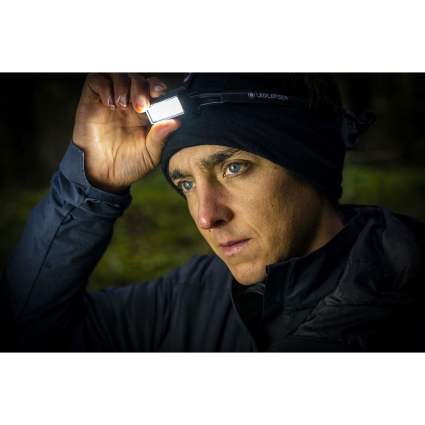 Ledlenser NEO9R - LED stmievaná nabíjateľná čelovka LED/5000 mAh IP54 1200 lm 120h čierna/modrá