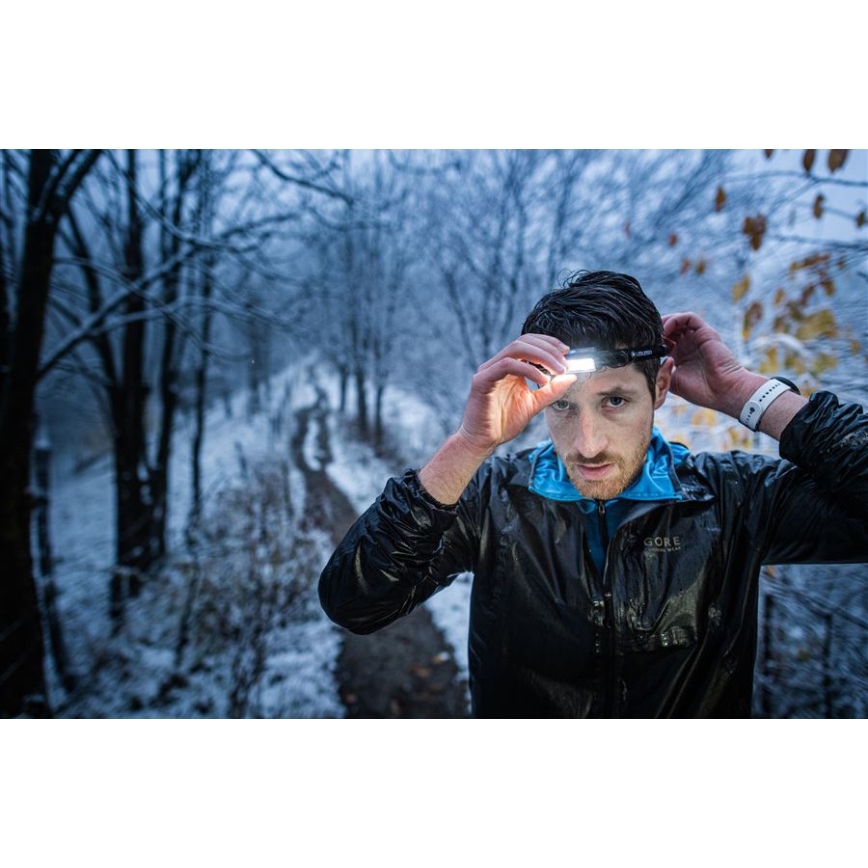 Ledlenser NEO9R - LED stmievaná nabíjateľná čelovka LED/5000 mAh IP54 1200 lm 120h čierna/modrá