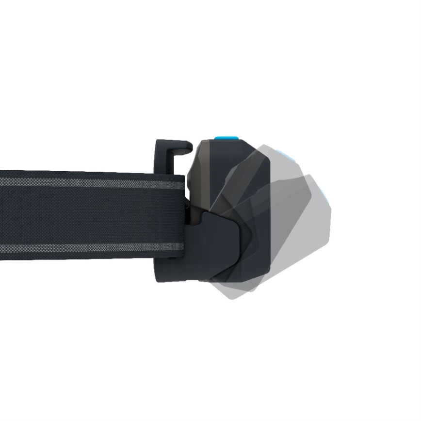 Ledlenser NEO9R - stmievateľná dobíjateľná LED čelovka, 5000 mAh, IP54, 1200 lm, 120 h, čierna/sivá