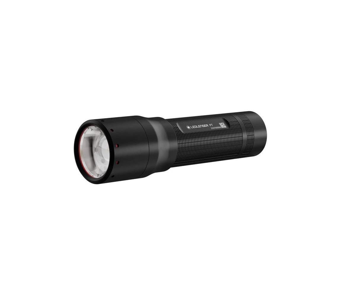 Ledlenser P7 - LED stmievateľná baterka LED/4xAAA IP54 450 lm 25 h čierna 503102