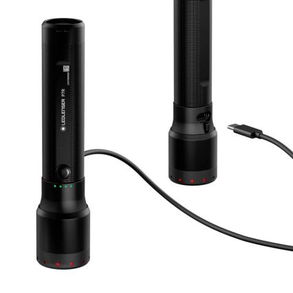 Ledlenser P7R - stmievateľná nabíjateľná LED baterka LED/4600 mAh IP68 2000 lm 80 h čierna