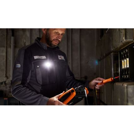 Ledlenser W1R - LED Stmievateľné nabíjateľné pracovné svietidlo s klipom LED/740 mAh IP54 220 lm