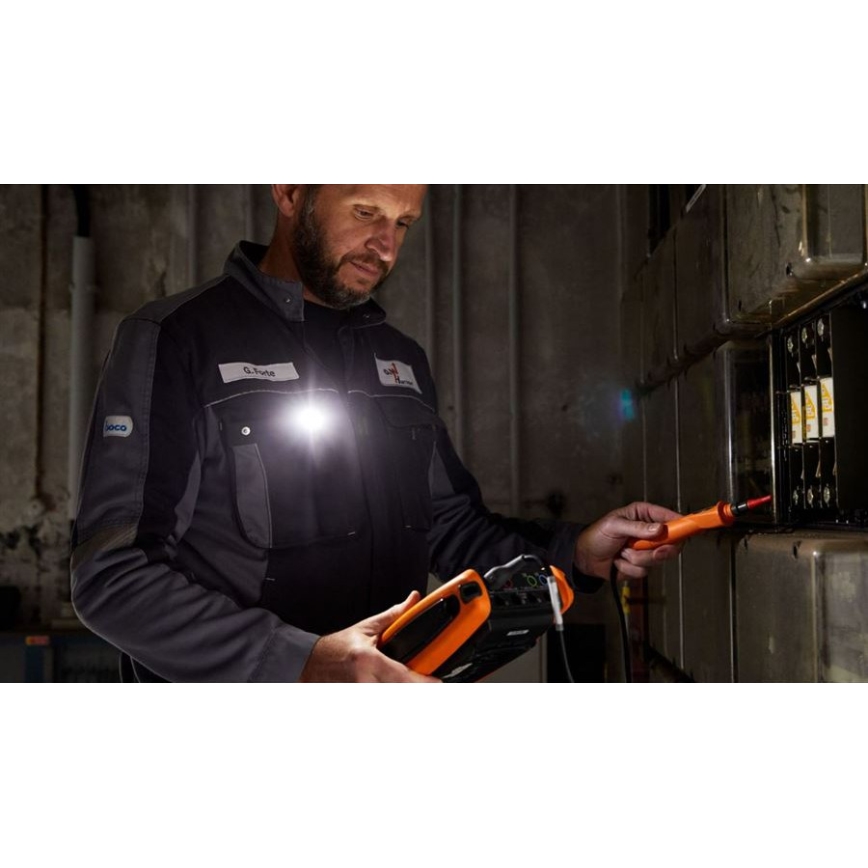 Ledlenser W1R - LED Stmievateľné nabíjateľné pracovné svietidlo s klipom LED/740 mAh IP54 220 lm