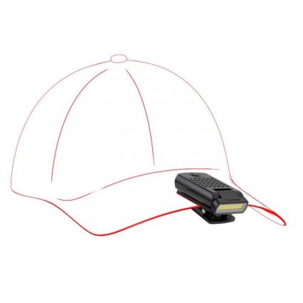 Ledlenser W1R - LED Stmievateľné nabíjateľné pracovné svietidlo s klipom LED/740 mAh IP54 220 lm