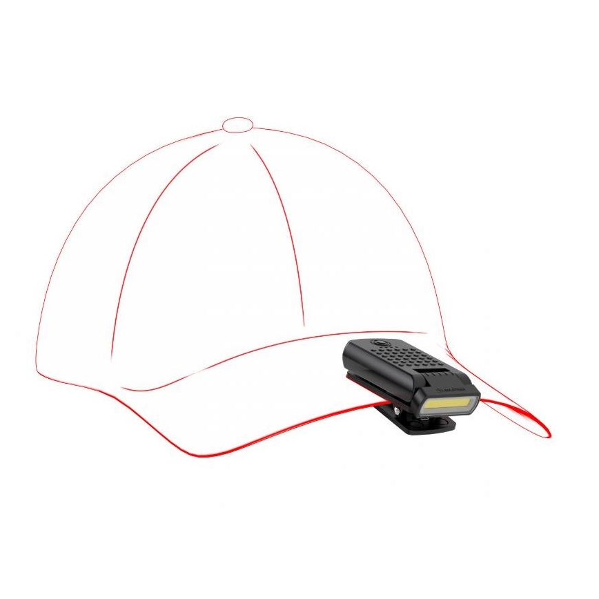 Ledlenser W1R - LED Stmievateľné nabíjateľné pracovné svietidlo s klipom LED/740 mAh IP54 220 lm