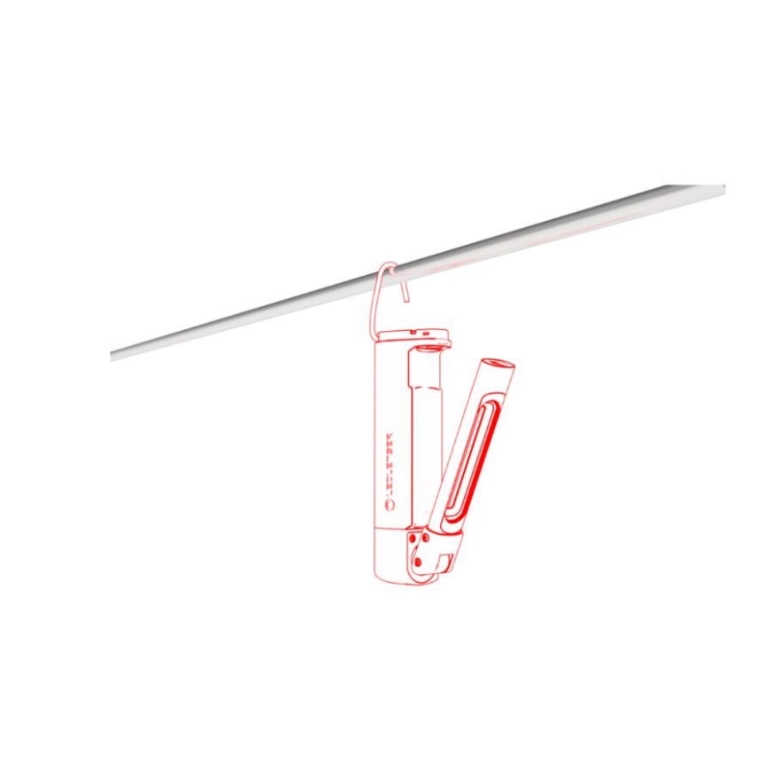 Ledlenser W7R - stmievateľné nabíjateľné pracovné LED svietidlo LED/2500 mAh IP54 600 lm