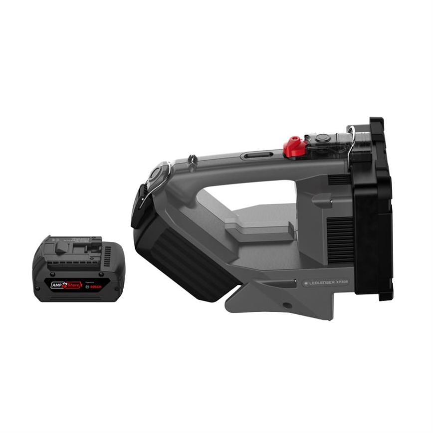 Ledlenser XP30R - stmievateľná nabíjateľná LED baterka, 5000 mAh, IP54, 32000 lm, 16 h, sivá
