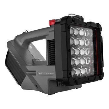 Ledlenser XP30R - stmievateľná nabíjateľná LED baterka, 5000 mAh, IP54, 32000 lm, 16 h, sivá