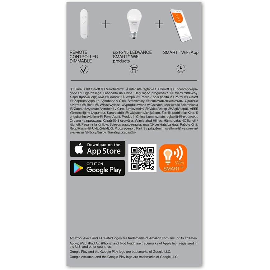 Ledvance - Diaľkové ovládanie SMART+ 2xAAA Wi-Fi