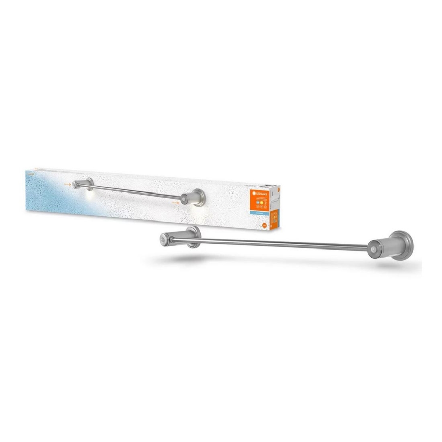 Ledvance - Držiak uterákov s LED podsvietením 6xAAA IP44