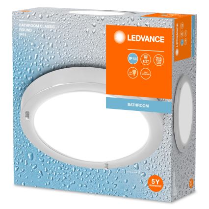 Ledvance - Kúpeľňové stropné svietidlo BATHROOM CLASSIC 1xE27/15W/230V IP44