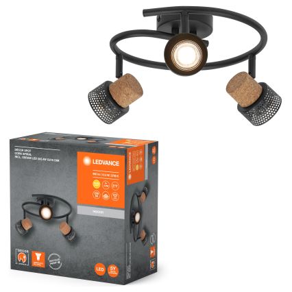 Ledvance - LED Bodové svietidlo DECOR CORK 3xGU10/3,4W/230V