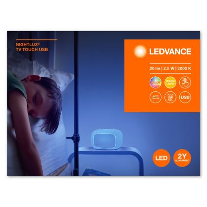 Ledvance - LED Dotyková detská nočná lampička TOUCH LED/2,5W/5V