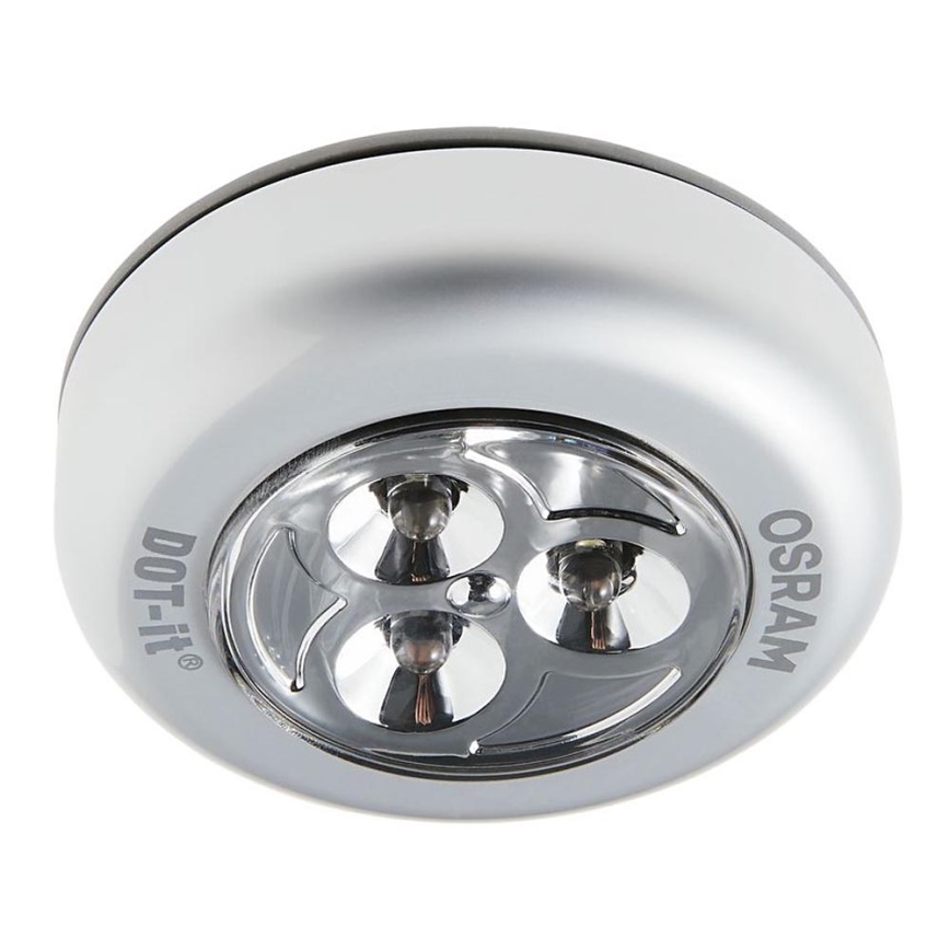 Ledvance - LED Dotykové orientačné svietidlo DOT-IT LED/0,2W/3xAAA