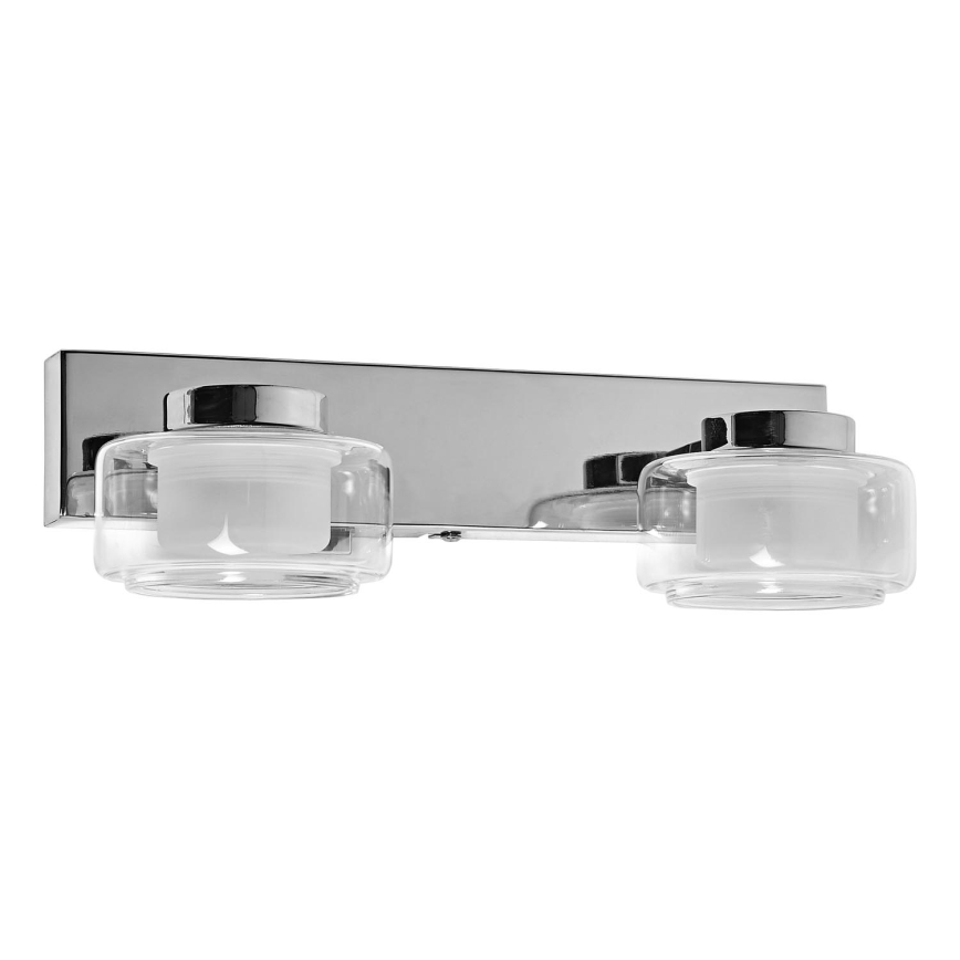 Ledvance - LED Kúpeľňové nástenné svietidlo ORBIS FLAME 2xLED/5,5W/230V 3000/4000K IP44 chróm