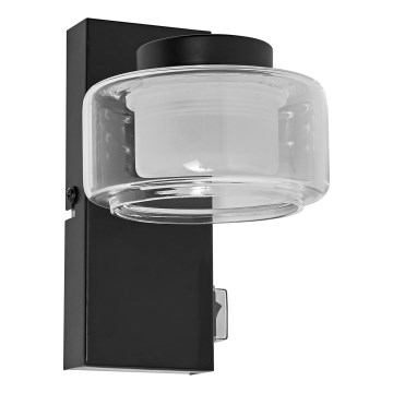 Ledvance - LED Kúpeľňové nástenné svietidlo ORBIS FLAME LED/5,5W/230V 3000/4000K IP44 čierna