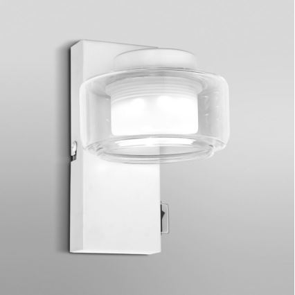 Ledvance - LED Kúpeľňové nástenné svietidlo ORBIS FLAME LED/5,5W/230V 3000/4000K IP44 biela