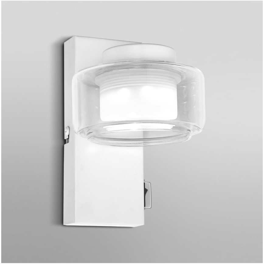 Ledvance - LED Kúpeľňové nástenné svietidlo ORBIS FLAME LED/5,5W/230V 3000/4000K IP44 biela