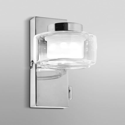 Ledvance - LED Kúpeľňové nástenné svietidlo ORBIS FLAME LED/5,5W/230V 3000/4000K IP44 chróm