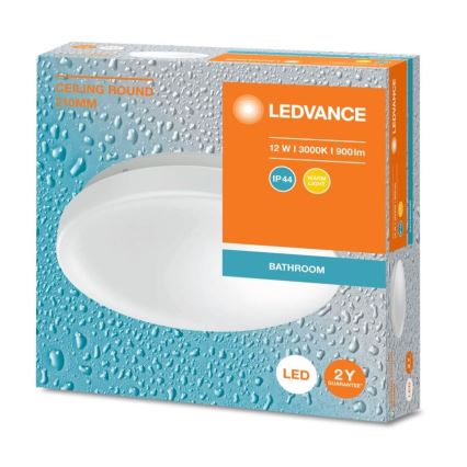 Ledvance - LED Kúpeľňové stropné svietidlo CEILING ROUND LED/12W/230V 3000K IP44