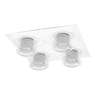 Ledvance - LED Kúpeľňové stropné svietidlo ORBIS FLAME 4xLED/5,5W/230V 3000/4000K IP44 biela