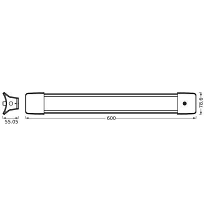 Ledvance - LED Luster na reťazi OFFICE LINE LED/24W/230V 4000K