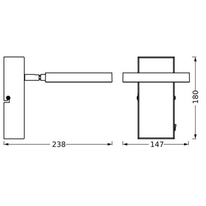 Ledvance - LED Nástenné bodové svietidlo DECOR SATURN LED/11W/230V 3000/4200/6500K