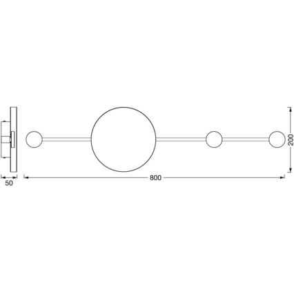 Ledvance - LED Nástenné svietidlo DECOR WOOD LED/6W/230V