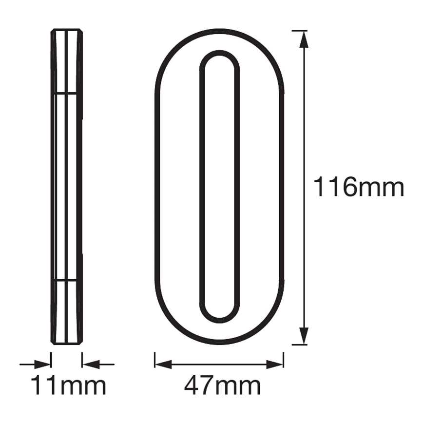 Ledvance - LED Orientačné svietidlo so senzorom MOBILE LED/0,5W/3,7V 330 mAh CRI 90