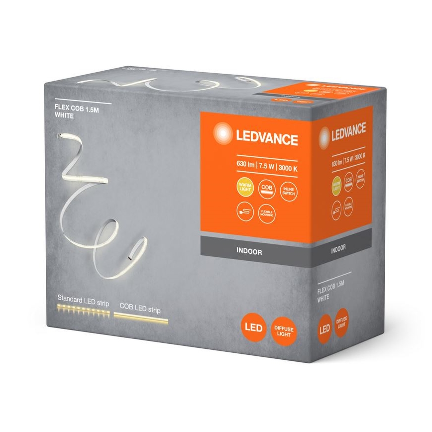 Ledvance - LED Pásik FLEX COB 1,5m LED/7,5W/230V
