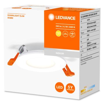 Ledvance - LED Podhľadové svietidlo SLIM LED/4,5W/230V 3000K