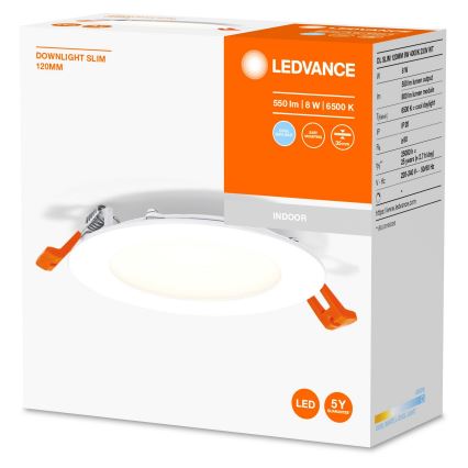 Ledvance - LED Podhľadové svietidlo SLIM LED/8W/230V 6500K