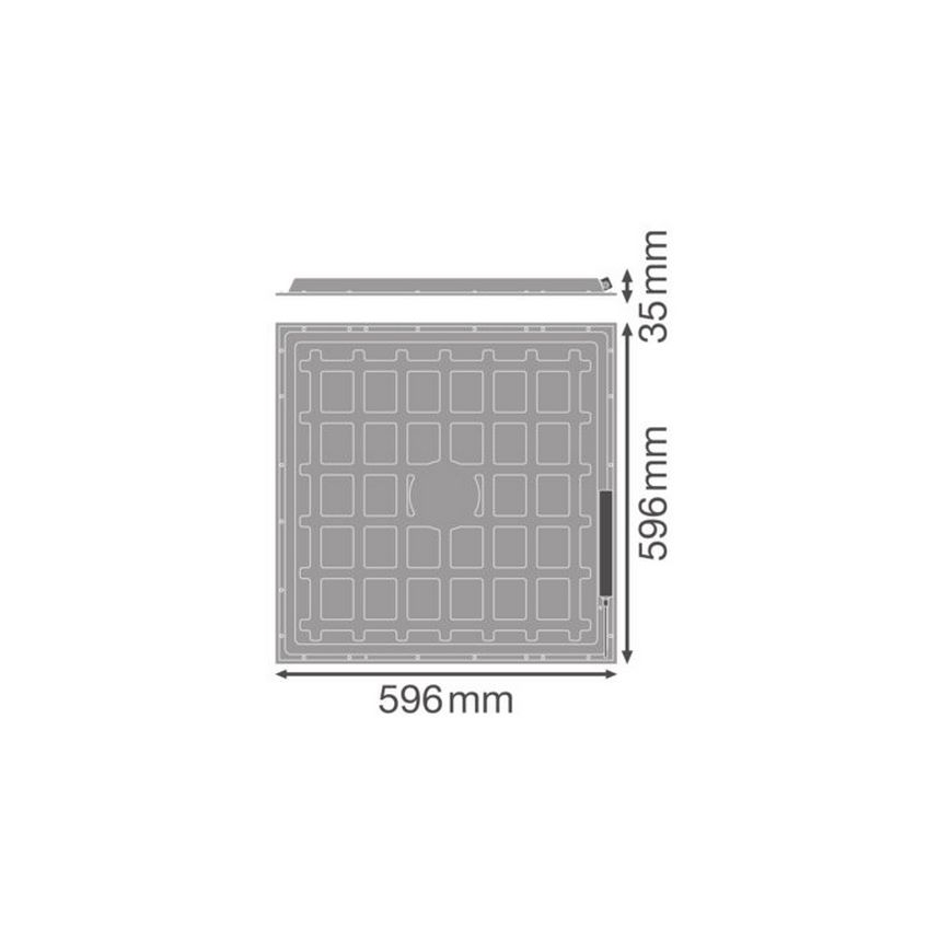 Ledvance - LED podhľadový panel ESSENTIAL LED/36W/230V 4000K 60x60 cm