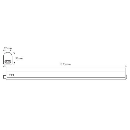 Ledvance - LED Podlinkové svietidlo BATTEN LED/14W/230V